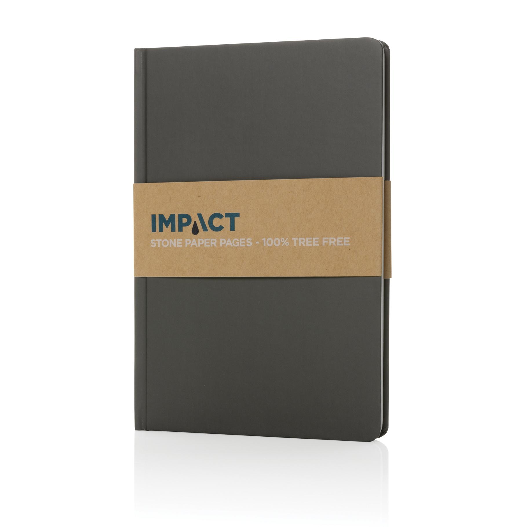 Carnet A5 à couverture rigide en papier de pierre IMPACT