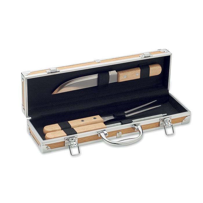 Ustensiles BBQ en acier inox TOOLDERA